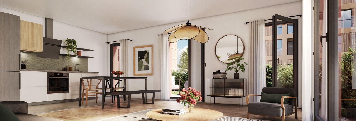 Appartement neuf T1, T2, T3, T4, T5 Pièce 42 à 134 m² à vendre à Nanterre (92000)