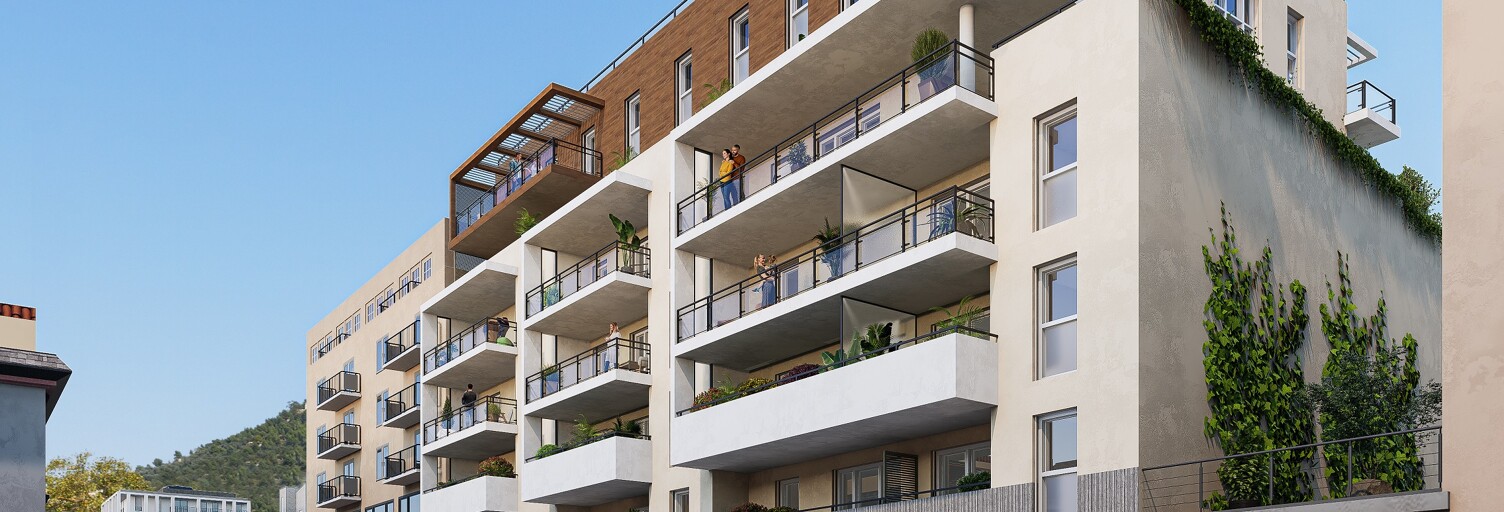 Appartement neuf T1, T2, T3, T4 Pièce 36 à 87 m² à vendre à Nice (06000)