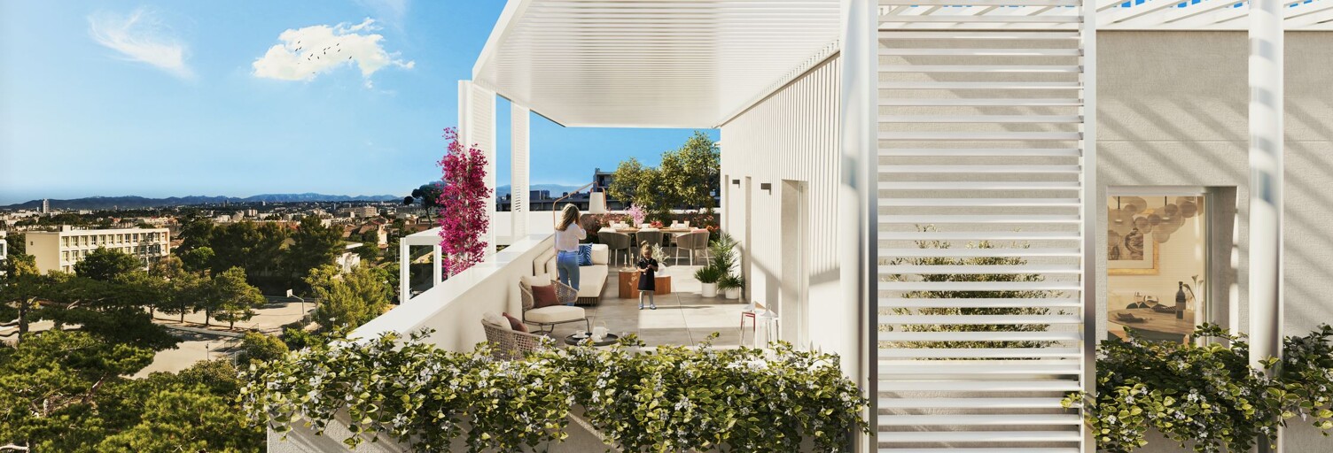 Appartement neuf T3, T4 Pièce 61 à 106 m² à vendre à Marseille 9 (13009)