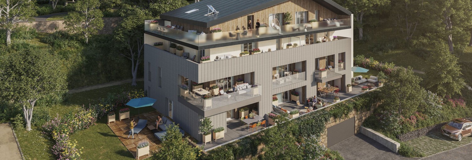 Appartement neuf T2, T3, T4, T5 Pièce 45 à 129 m² à vendre à Saint-Alban-Leysse (73230)