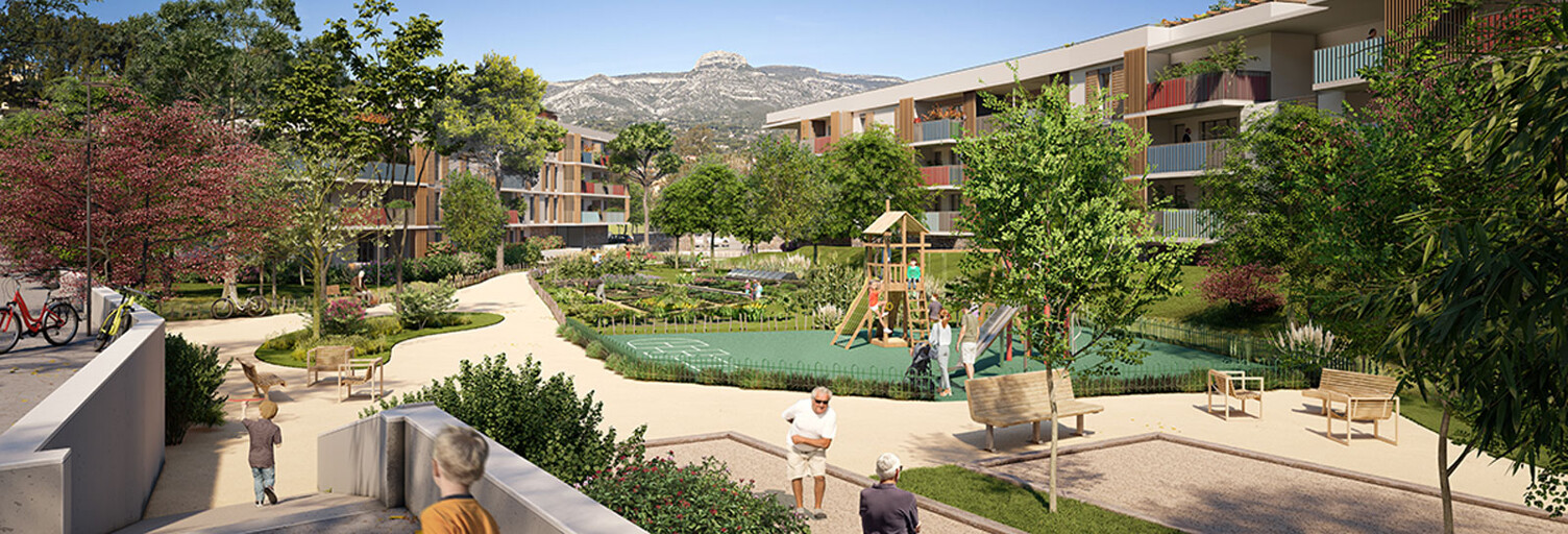 Appartement neuf T2, T3, T4 Pièce 41 à 85 m² à vendre à Aubagne (13400)