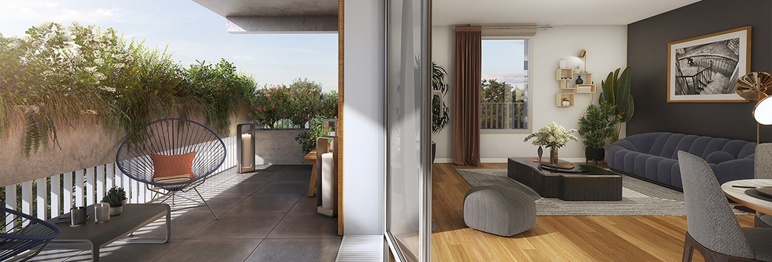 Appartement neuf T2, T3 Pièce 45 à 62 m² à vendre à Toulouse (31000)