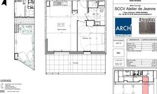 Appartement 2 Pièces 46 m² à vendre à Rennes (35000)