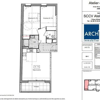 Appartement 3 pièces 397000 €