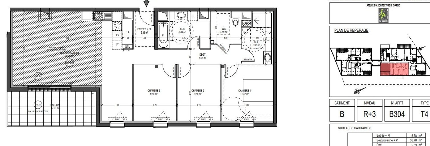 Appartement 4 Pièces 93 m² à vendre à Vern-sur-Seiche (35770)