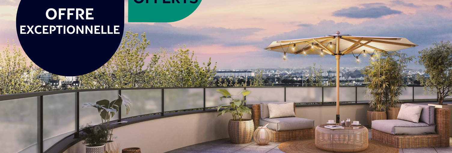 Appartement neuf T2, T3 Pièce 41 à 81 m² à vendre à Saint-Malo (35400)