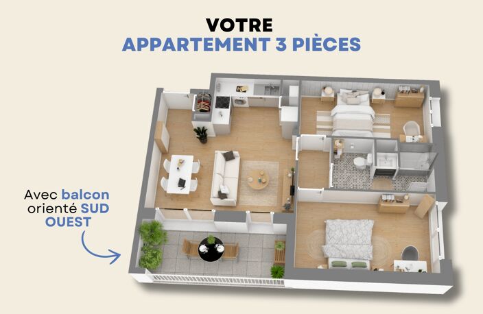 Vente programme neuf T2, T3, T4, T5 42 à 92 m² Saint-Nazaire (44600) — photo 4