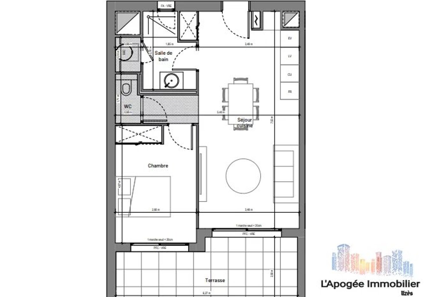 Appartement T2 – Résidence neuve à Uzès (VEFA) — photo 1