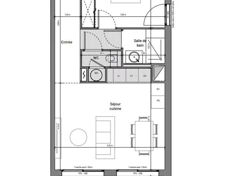 Appartement T2 – Résidence neuve à Uzès (VEFA) — photo 1