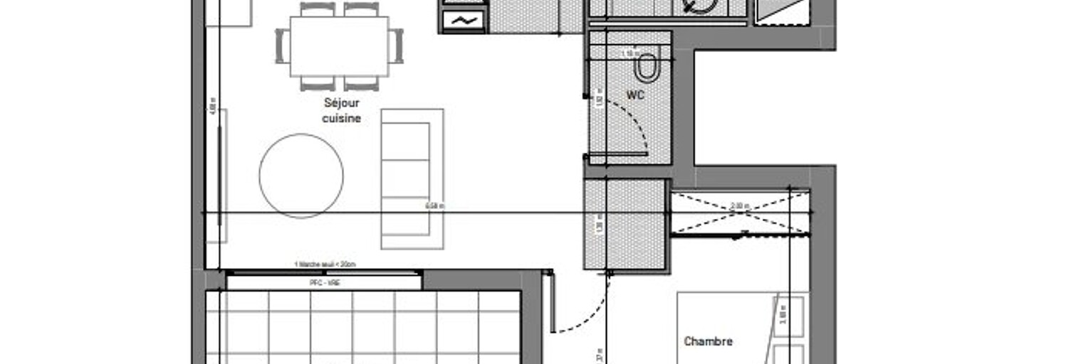 Appartement 2 Pièces 48 m² à vendre à Uzès (30700)