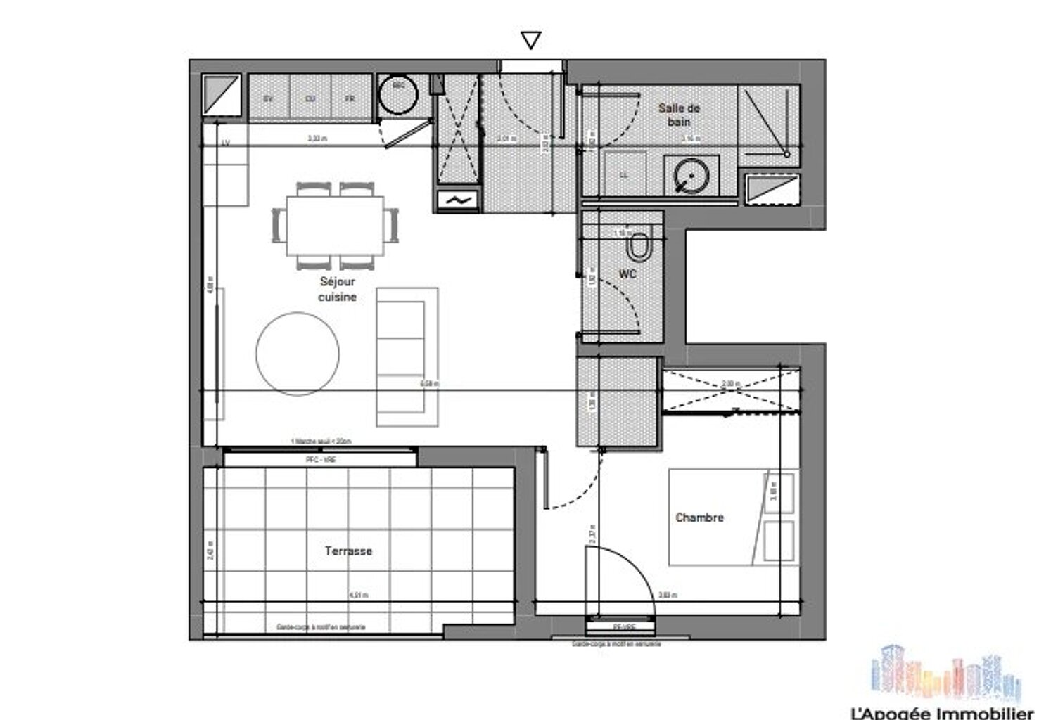 Appartement T2 – Résidence neuve à Uzès (VEFA) — photo 1