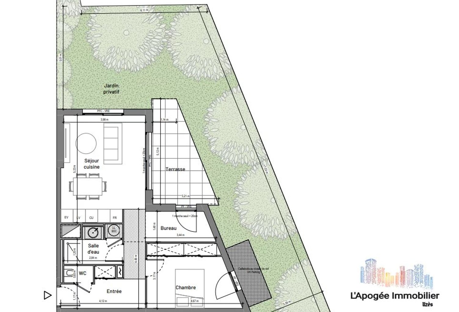 Appartement T3 – Résidence neuve à Uzès (VEFA) — photo 1