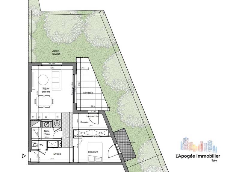 Appartement T3 – Résidence neuve à Uzès (VEFA) — photo 1