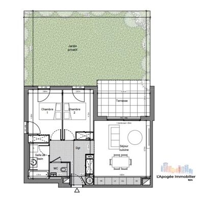 Appartement 3 pièces 340000 €