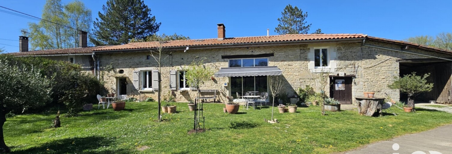 Maison 6 Pièces 189 m² à vendre à Alloue (16490)