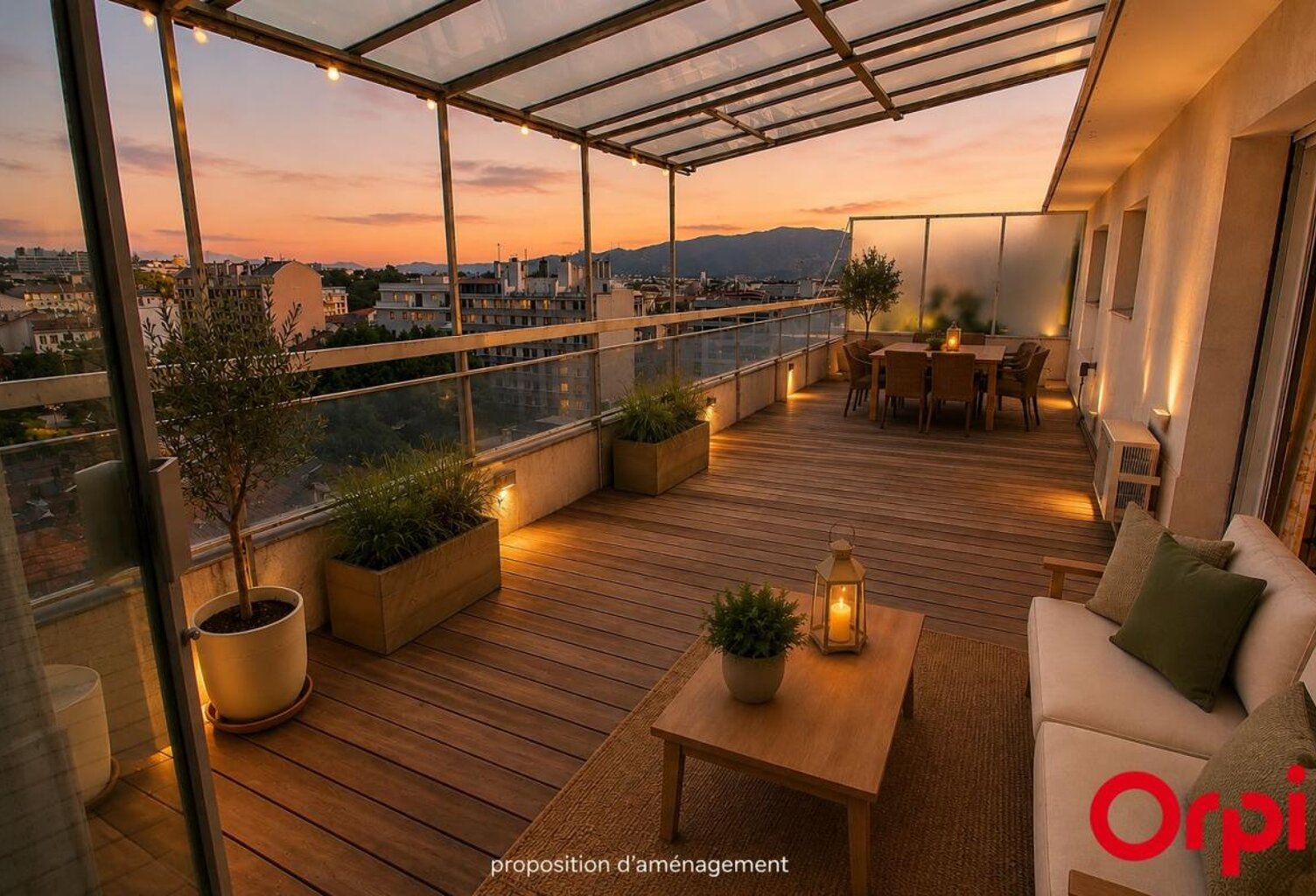 Appartement de type 3/4 -170 m² - Penthouse - Dernier étage Terrasse 45 m² - Parking — photo 1