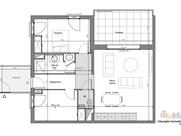 Appartement T3 – Résidence neuve à Uzès (VEFA) — photo 1