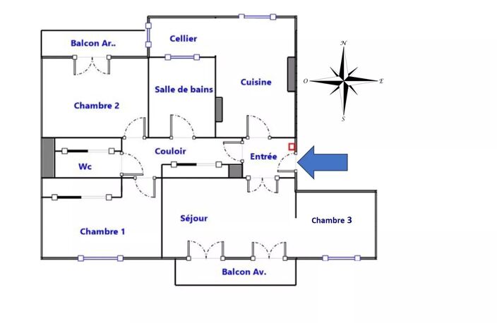 Bel appartement 4 pièces à Bois-Colombes — photo 2