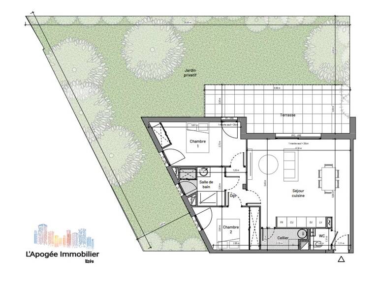 Appartement T3 – Résidence neuve à Uzès (VEFA) — photo 1