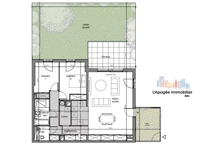 Appartement T3 – Résidence neuve à Uzès (VEFA) — photo du bien