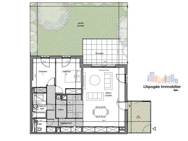 Appartement T3 – Résidence neuve à Uzès (VEFA) — photo 1