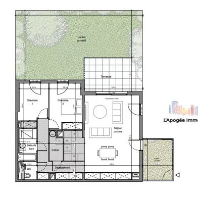 Appartement 3 pièces 450000 €