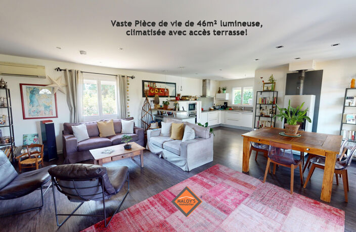 RARE! Villa Plain-Pied 186m² sol, piscine, 6 chambres, 900m² terrain paysagé, CHAZAY! — photo 2