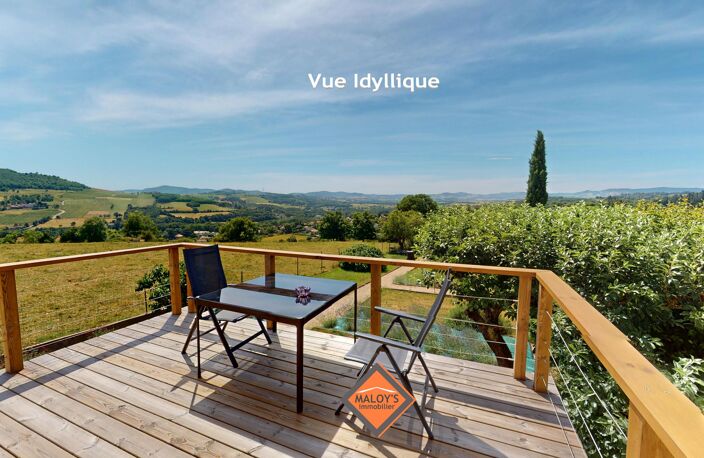 A SAISIR ! Villa de 130m² sans travaux à prévoir, 3101m² de terrain avec vue dominante à Chessy - Un cadre idyllique, Vue Incroyable — photo 2