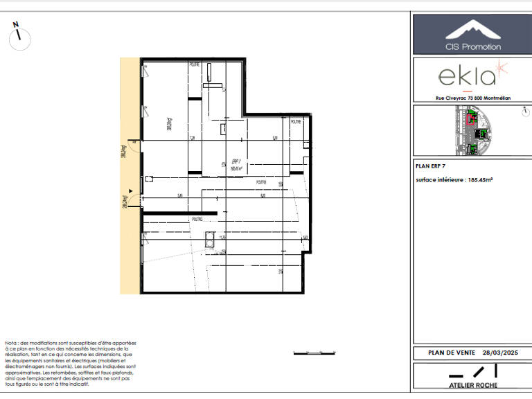 Local commercial Montmelian 185.45 m2 — photo 1