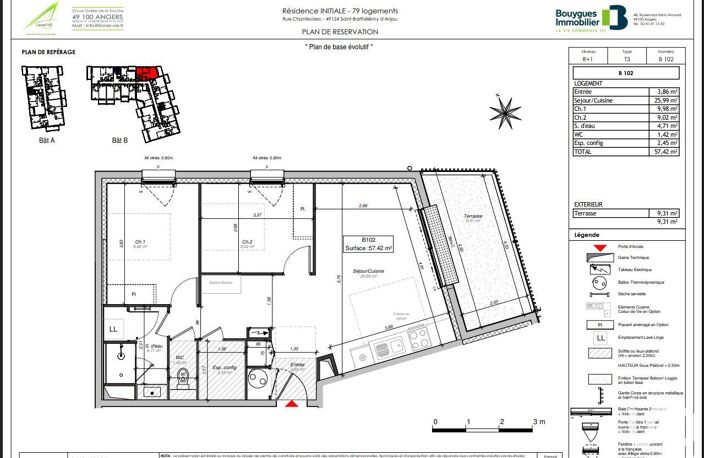 Vente Appartement 3 pièces — photo 2