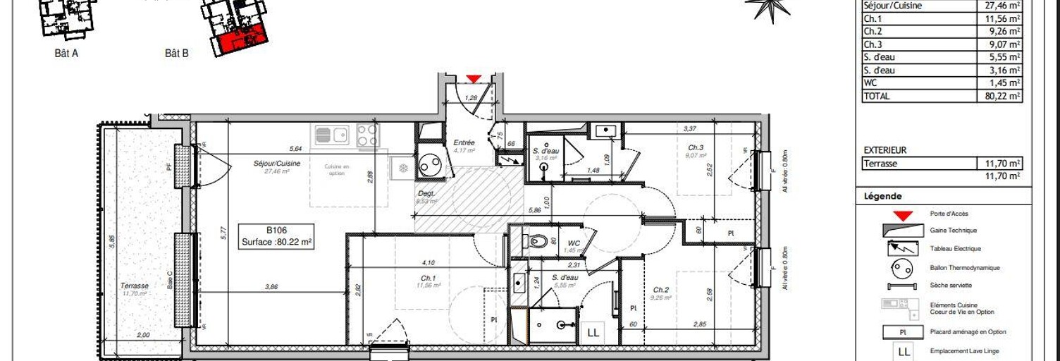 Appartement 4 Pièces 80 m² à vendre à Saint-Barthélemy-d'Anjou (49124)