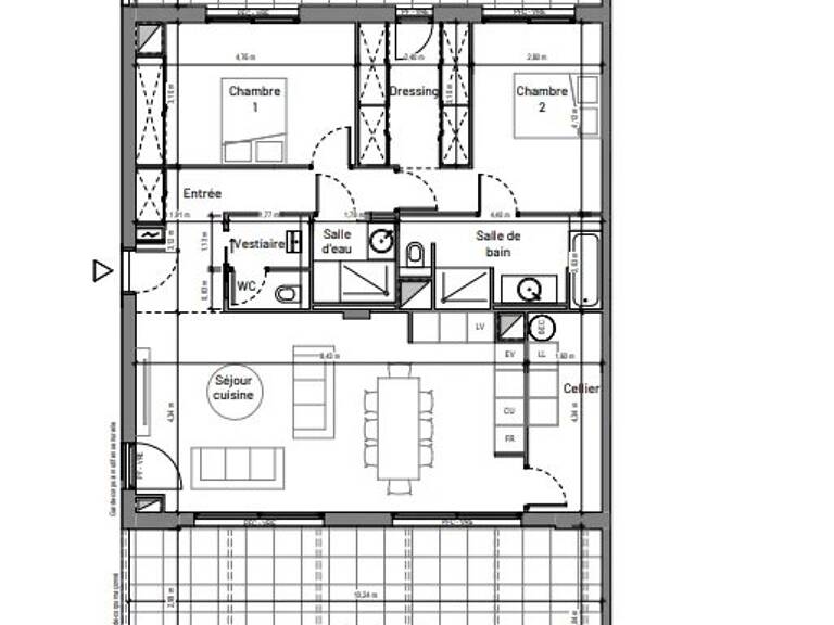 Appartement T3 – Résidence neuve à Uzès (VEFA) — photo 1