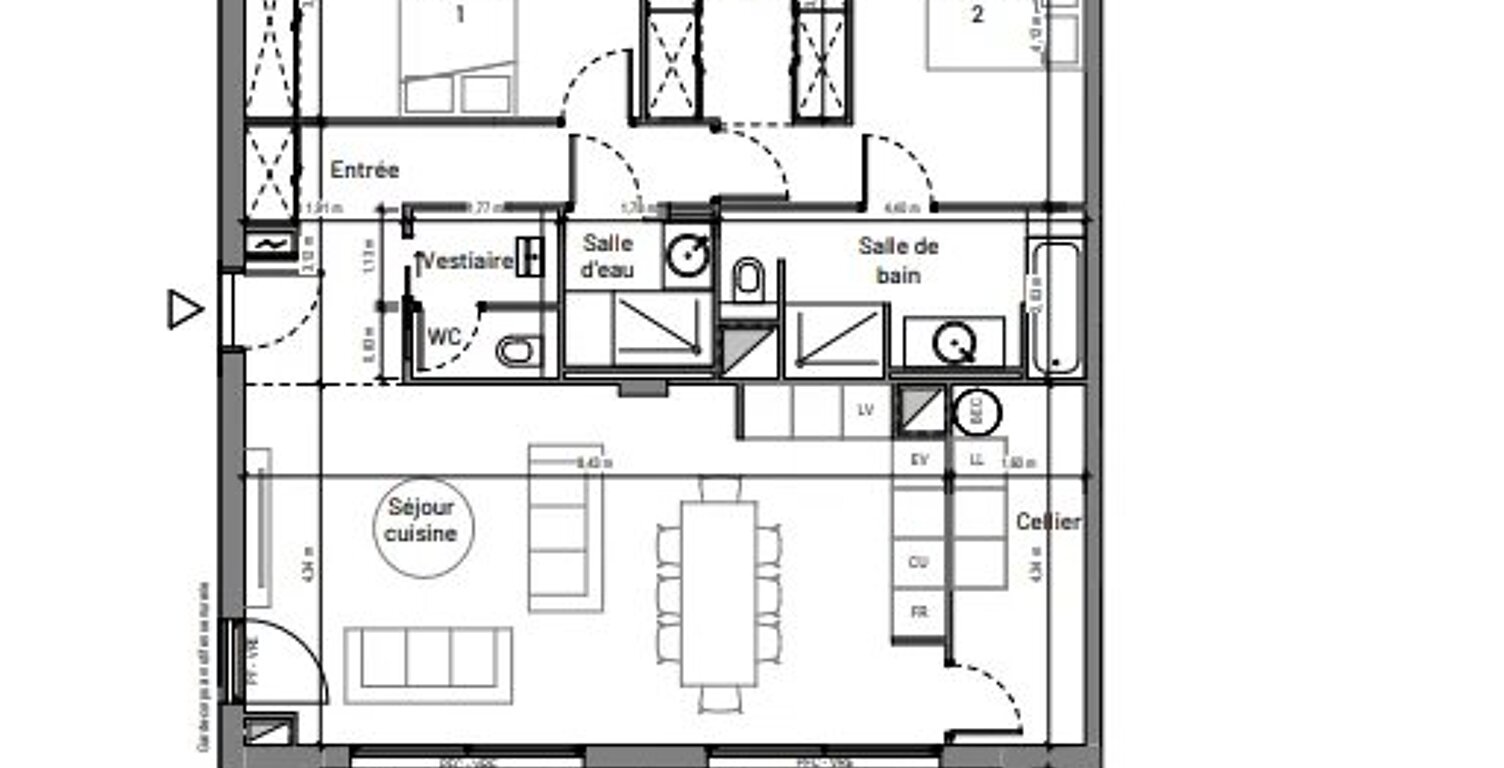 Appartement T3 – Résidence neuve à Uzès (VEFA) — photo 1