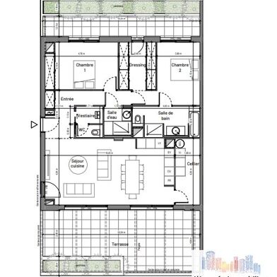 Appartement 3 pièces 850000 €