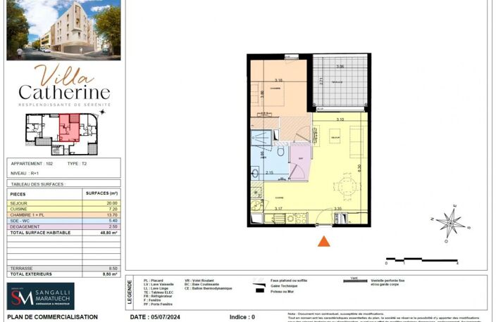 T3 de 66,74 m2 LABARTHE SUR LEZE — photo 3