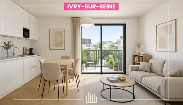 Appartement 2 pièces  à vendre Ivry-sur-Seine 94200