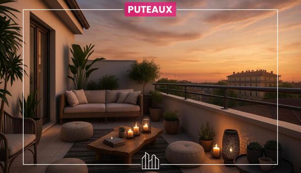 Appartement 3 pièces  à vendre Puteaux 92800