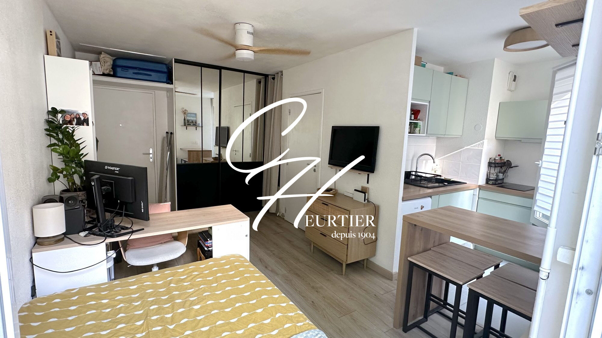 Appartement  T1 à vendre Grenoble 38000