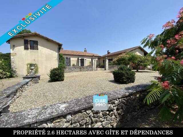 PROPRIÉTÉ GASCONNE EN PERRES AVEC GÎTE ET DÉPENDANCES — photo du bien
