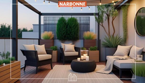 Appartement 2 pièces  à vendre Narbonne 11100