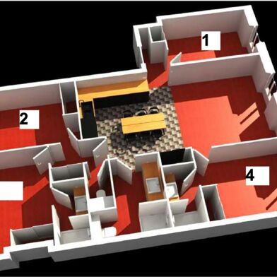 Appartement 5 pièces 625 €