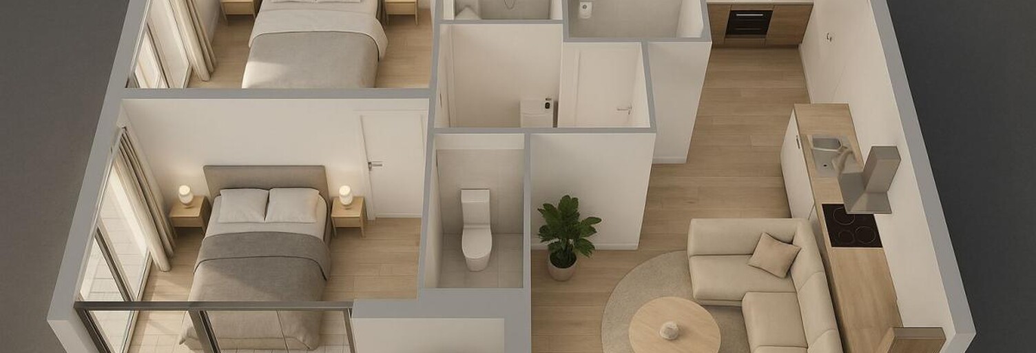 Appartement 3 Pièces 65 m² à vendre à Toulon (83100)