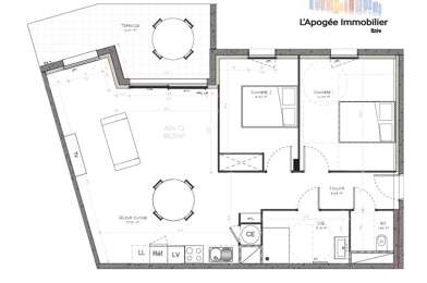 Appartement 3 pièces 243500 €