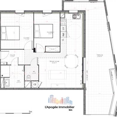 Appartement 3 pièces 273500 €