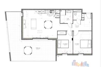 Appartement 3 pièces 269500 €