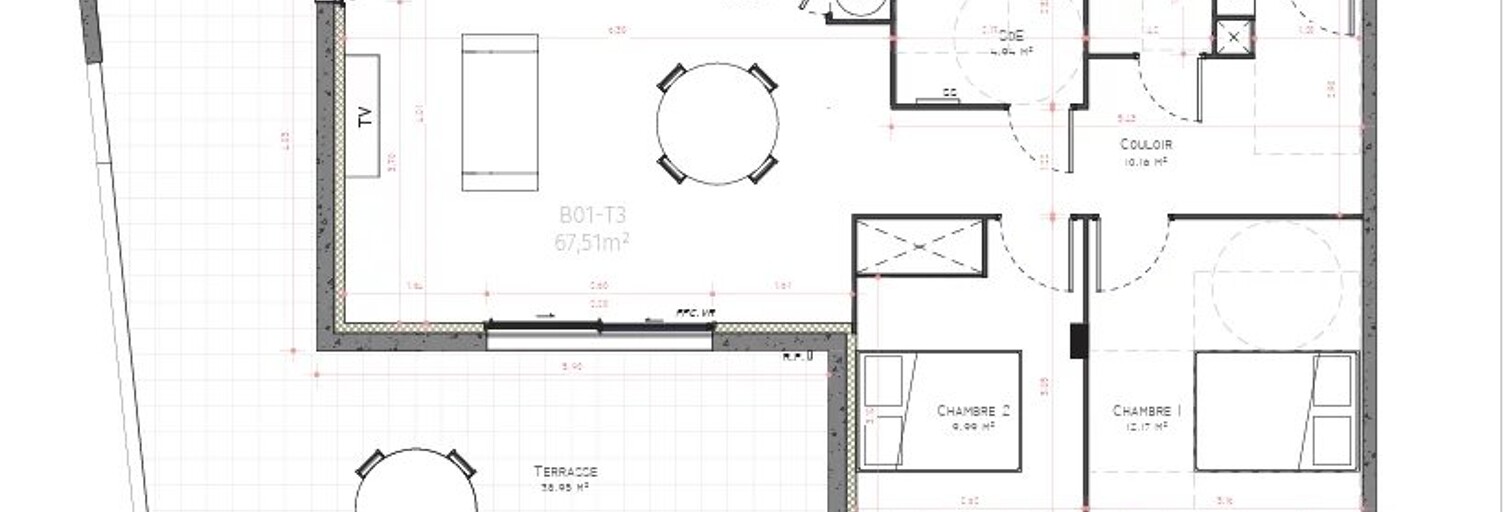 Appartement 3 Pièces 63 m² à vendre à Uzès (30700)