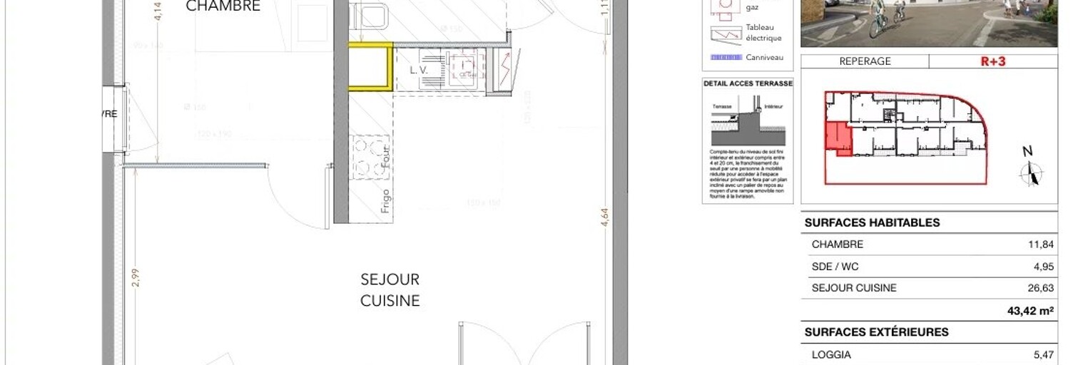 Appartement 2 Pièces 43 m² à vendre à Miramas (13140)