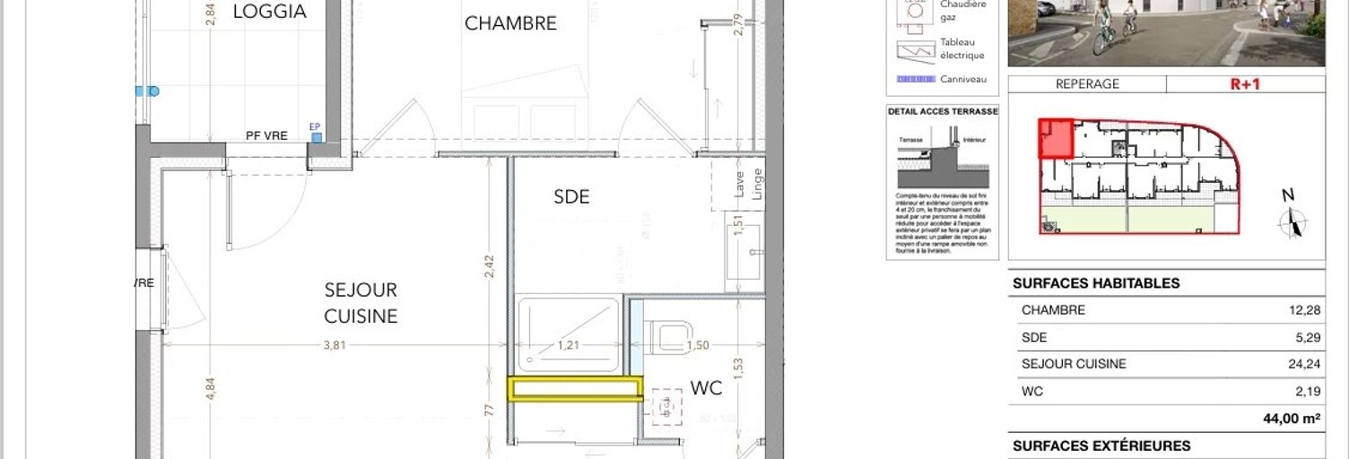 Appartement 2 Pièces 44 m² à vendre à Miramas (13140)