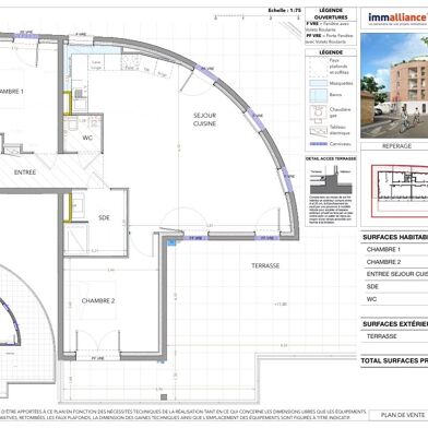 Appartement 3 pièces 288000 €