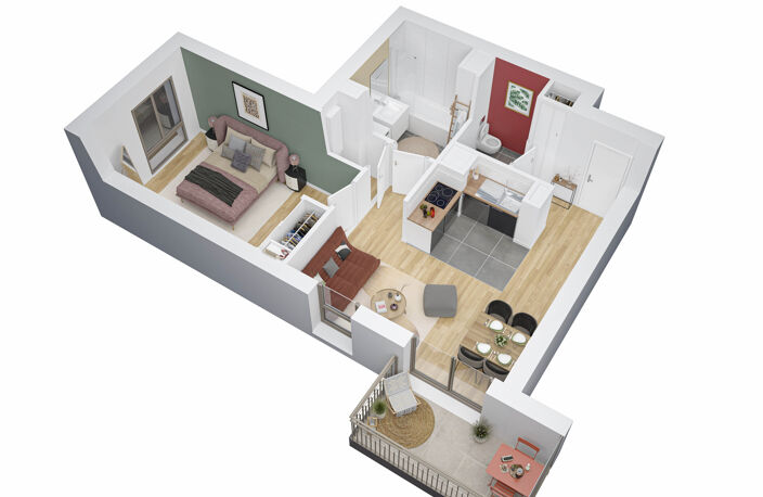 Vente programme neuf T2, T3, T4 43 à 81 m² Vanves (92170) — photo 3